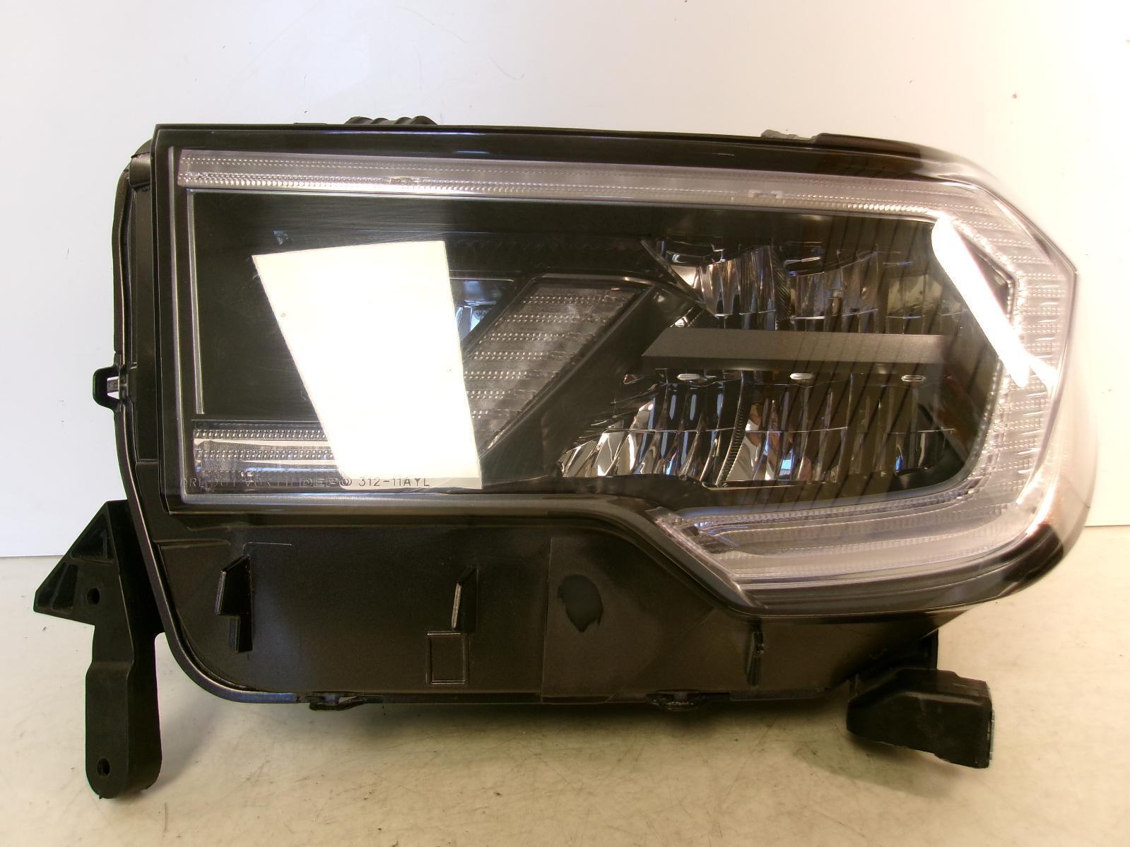 Fits 2018 2019 2020 Toyota Sequoia Driver Lh LED Headlight - DEPO