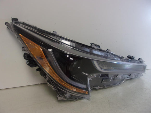 2020 2021 2022 Toyota Corolla Sedan Passenger RH Single Beam LED Headlight OEM