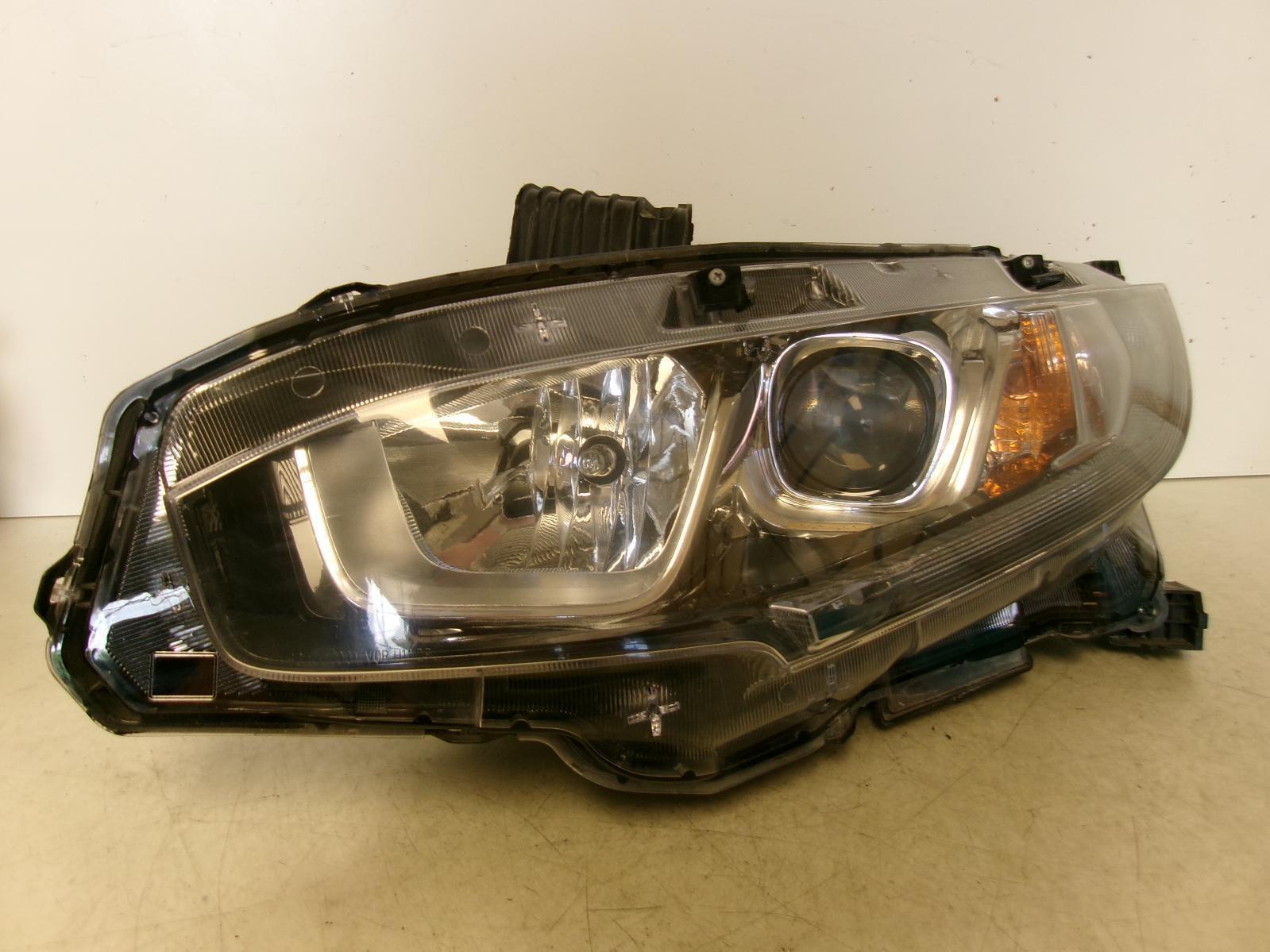 2016 2017 2018 2019 2020 Honda Civic Driver Lh Halogen Headlight OEM - 0