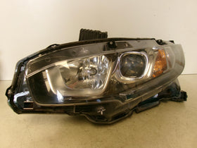 2016 2017 2018 2019 2020 Honda Civic Driver Lh Halogen Headlight OEM - 0