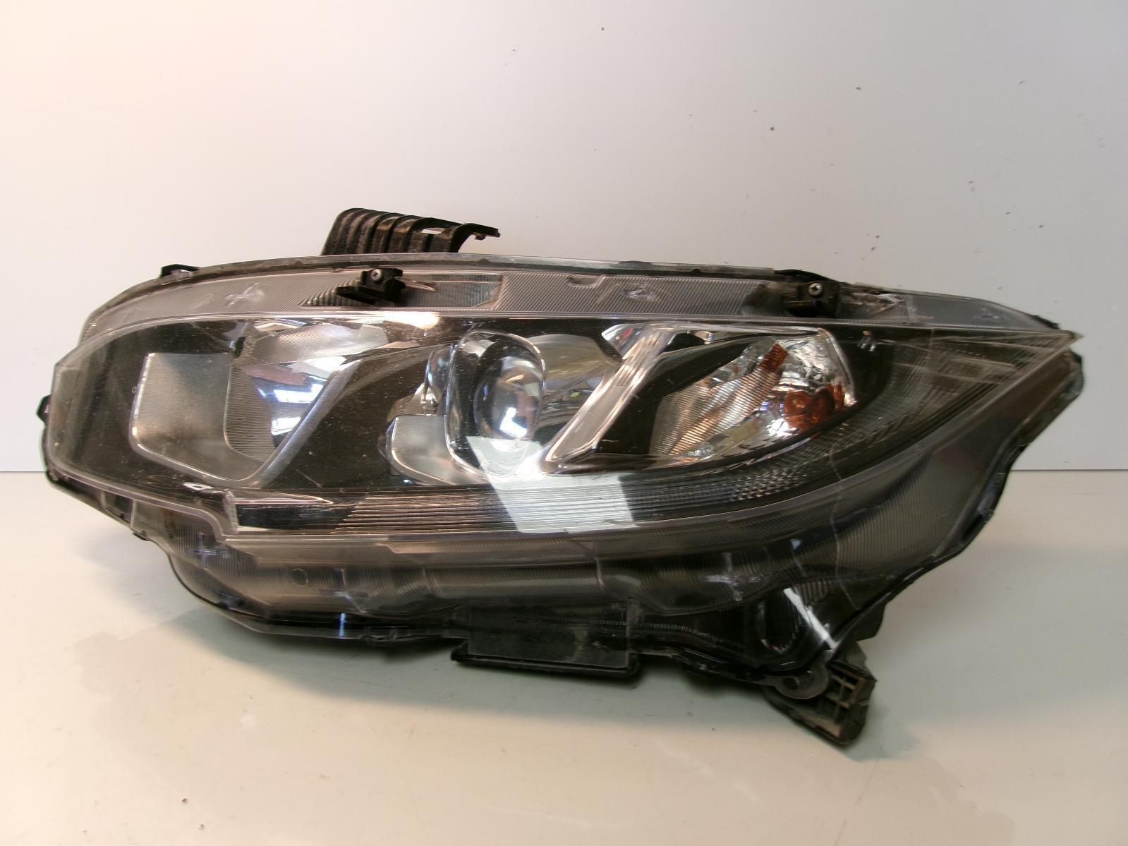 2017 Honda Civic Driver Lh Halogen Headlight OEM