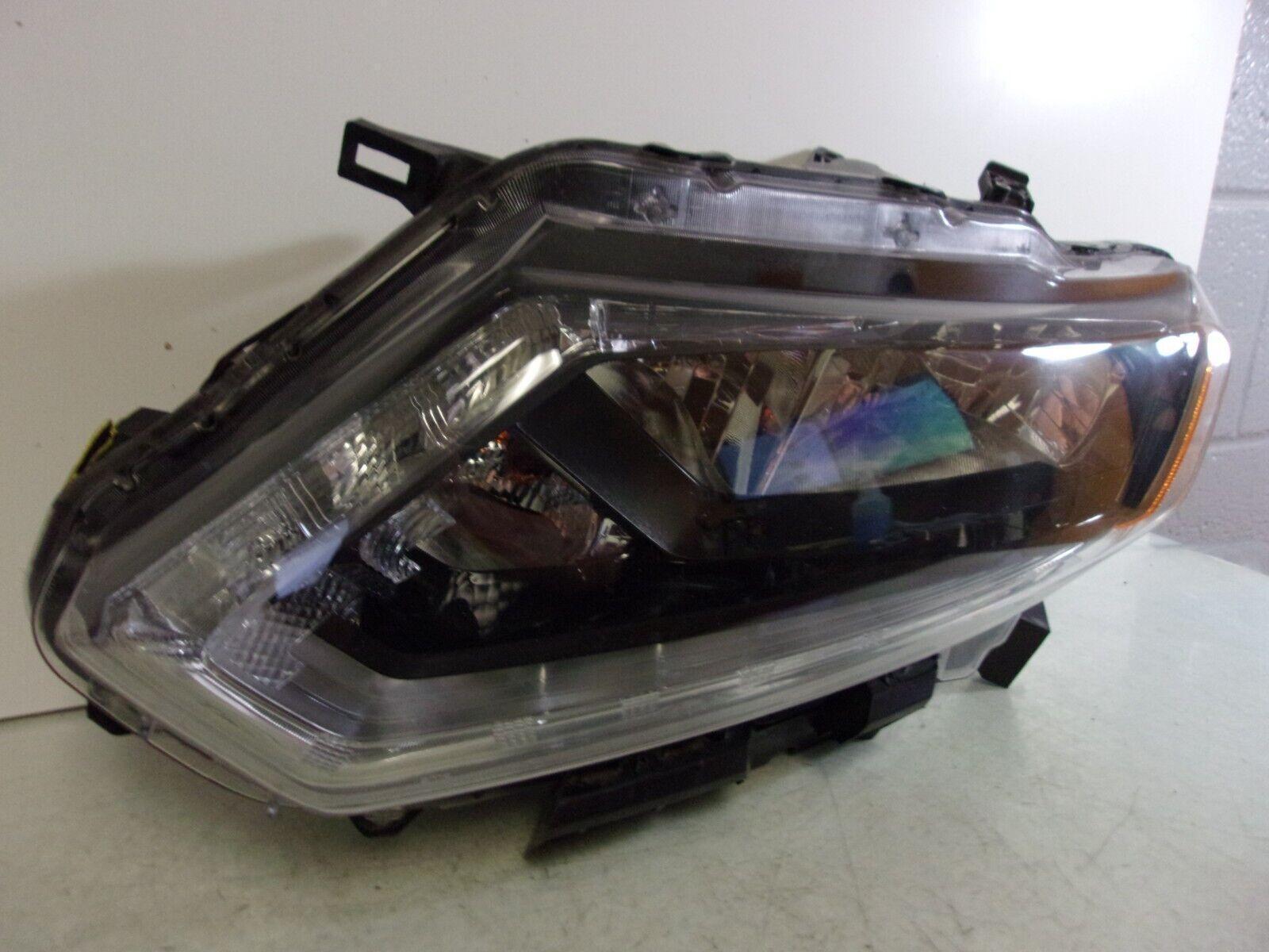 2014 2015 2016 Nissan Rogue Driver Lh Halogen Headlight With LED DRL OEM - 0