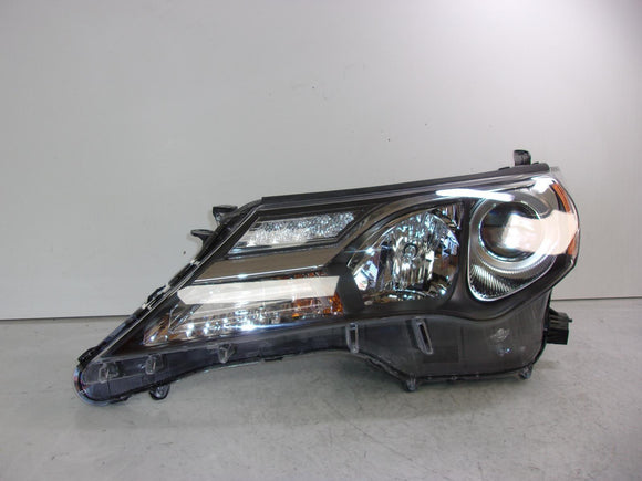 Fits 2013 2014 2015 Toyota Rav4 Driver Lh Halogen Headlight - CAPA