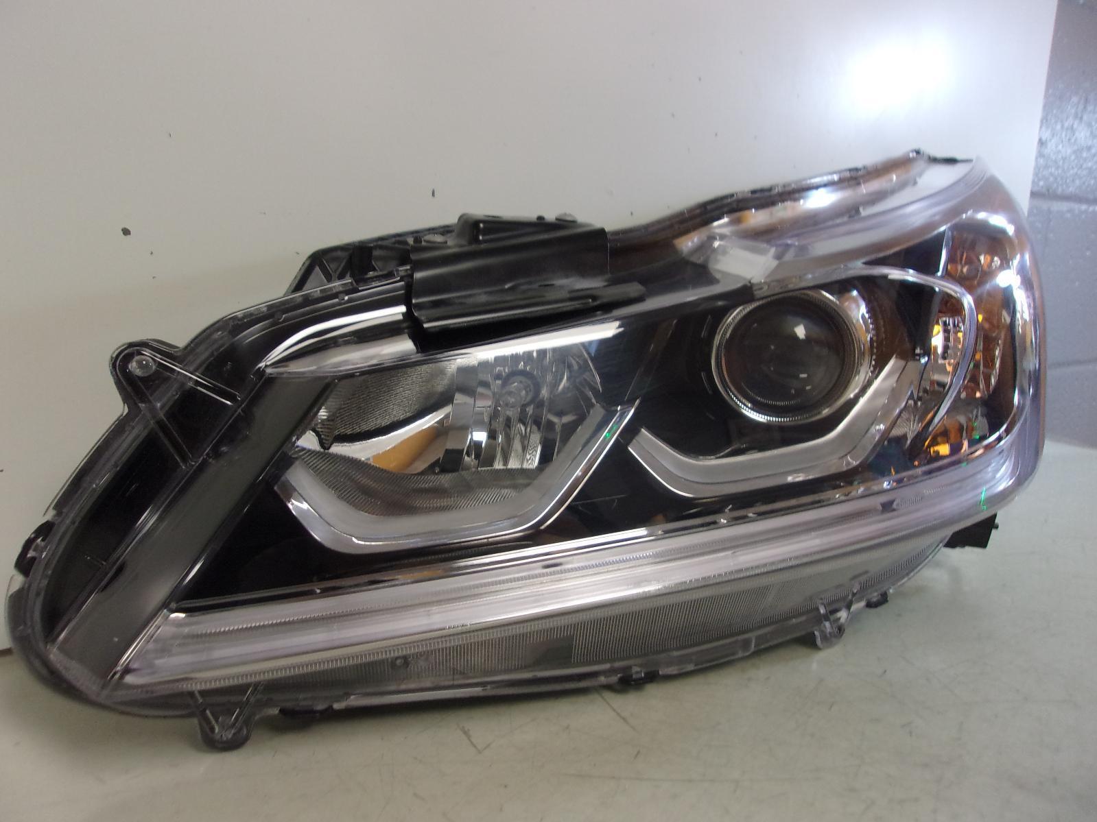 Fits 2016 2017 Honda Accord Sedan Driver LH Halogen Headlight by Depo - CAPA - 0