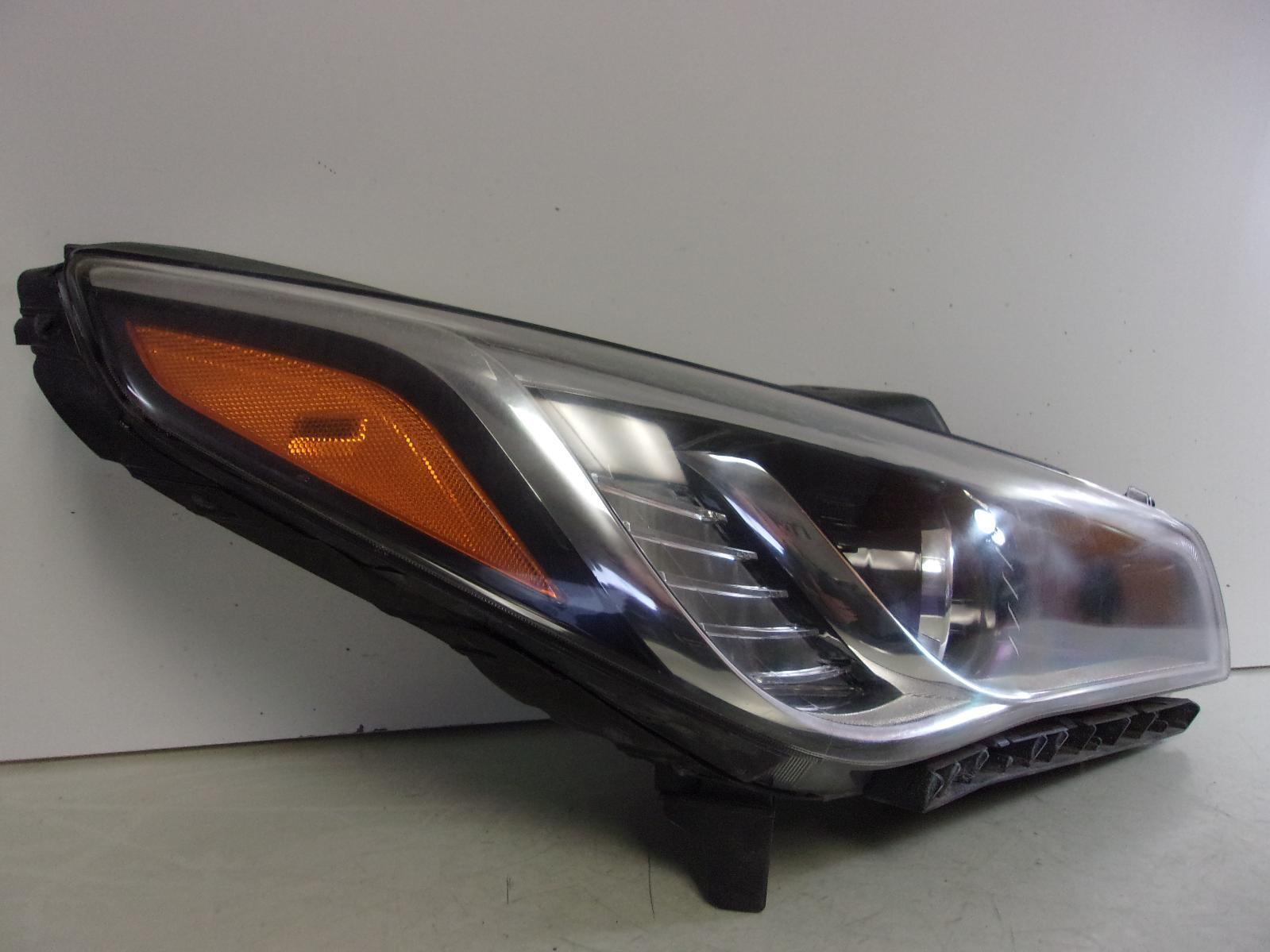 2015 2016 2017 Hyundai Sonata Passenger Rh Halogen Headlight w/o LED DRL OEM - 0