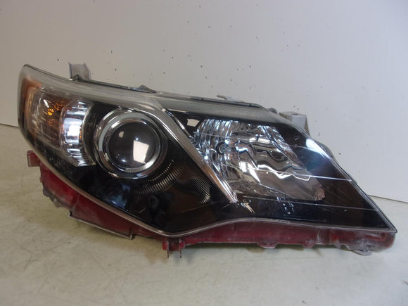 2012 2013 2014 Toyota Camry Se Passenger Rh Black Trim Halogen Headlight OEM