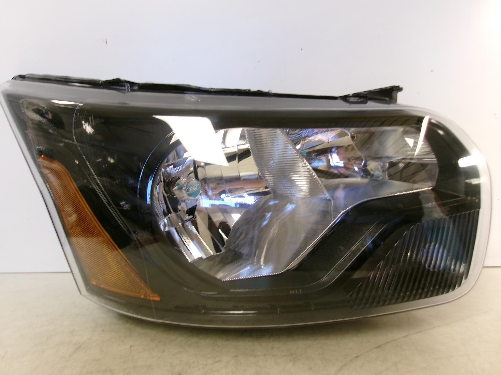 2015 - 2019 Ford Transit Passenger Rh Halogen Black Trim Headlight OEM