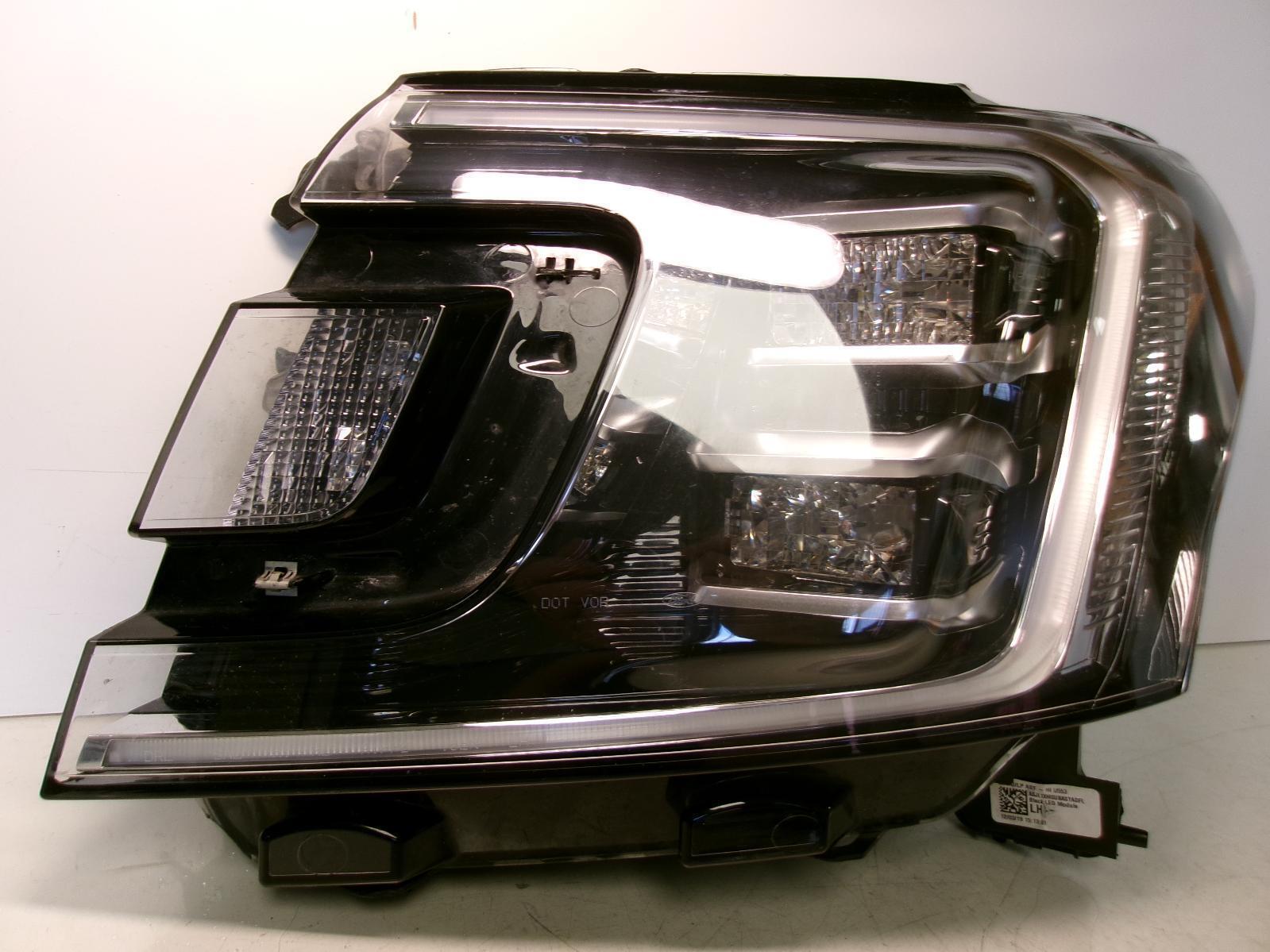 2019 2020 2021 Ford Expedition Driver Lh LED Headlight W/ Chrome Trim OEM