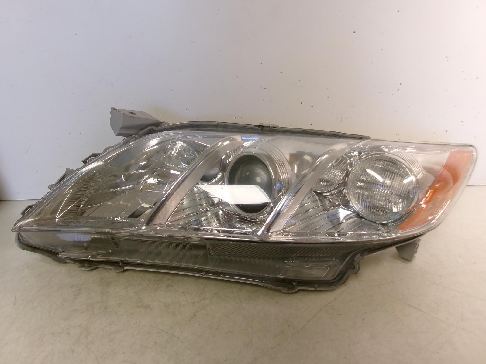 2009 Toyota Camry Driver Lh Halogen Chrome Trim Headlight OEM - 0