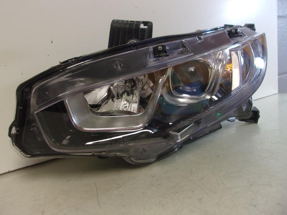 Fits 2016 2017 2018 Honda Civic Driver LH Halogen Headlight by Eagle Eyes