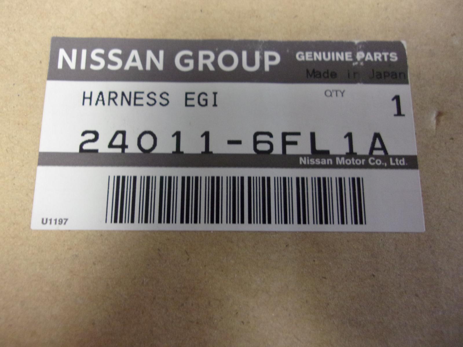2017 2018 Nissan Rogue 2.5LCVT Engine Wiring Harness 24011-6FL1A OEM - 0