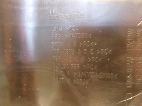 2023 Honda Pilot Driver Lh LED Headlight OEM