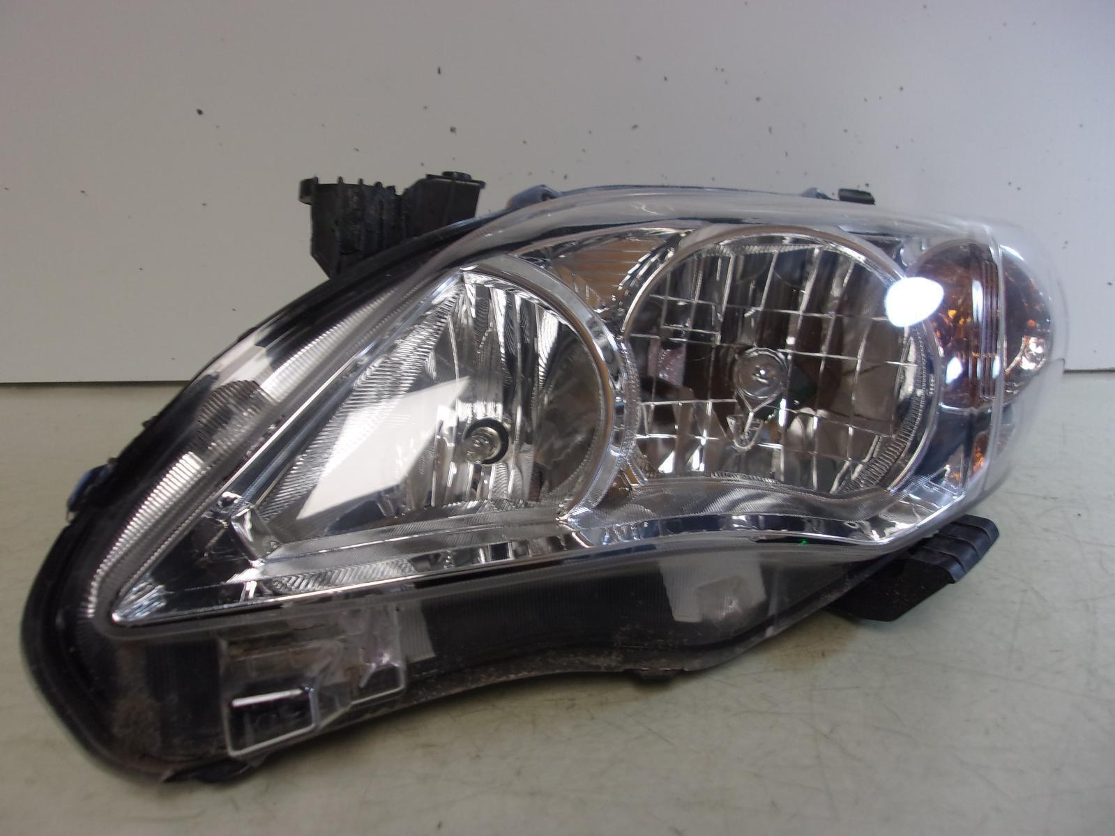 Fits 2011 2012 2013 Toyota Corolla Driver LH Halogen Headlight by DEPO - 0