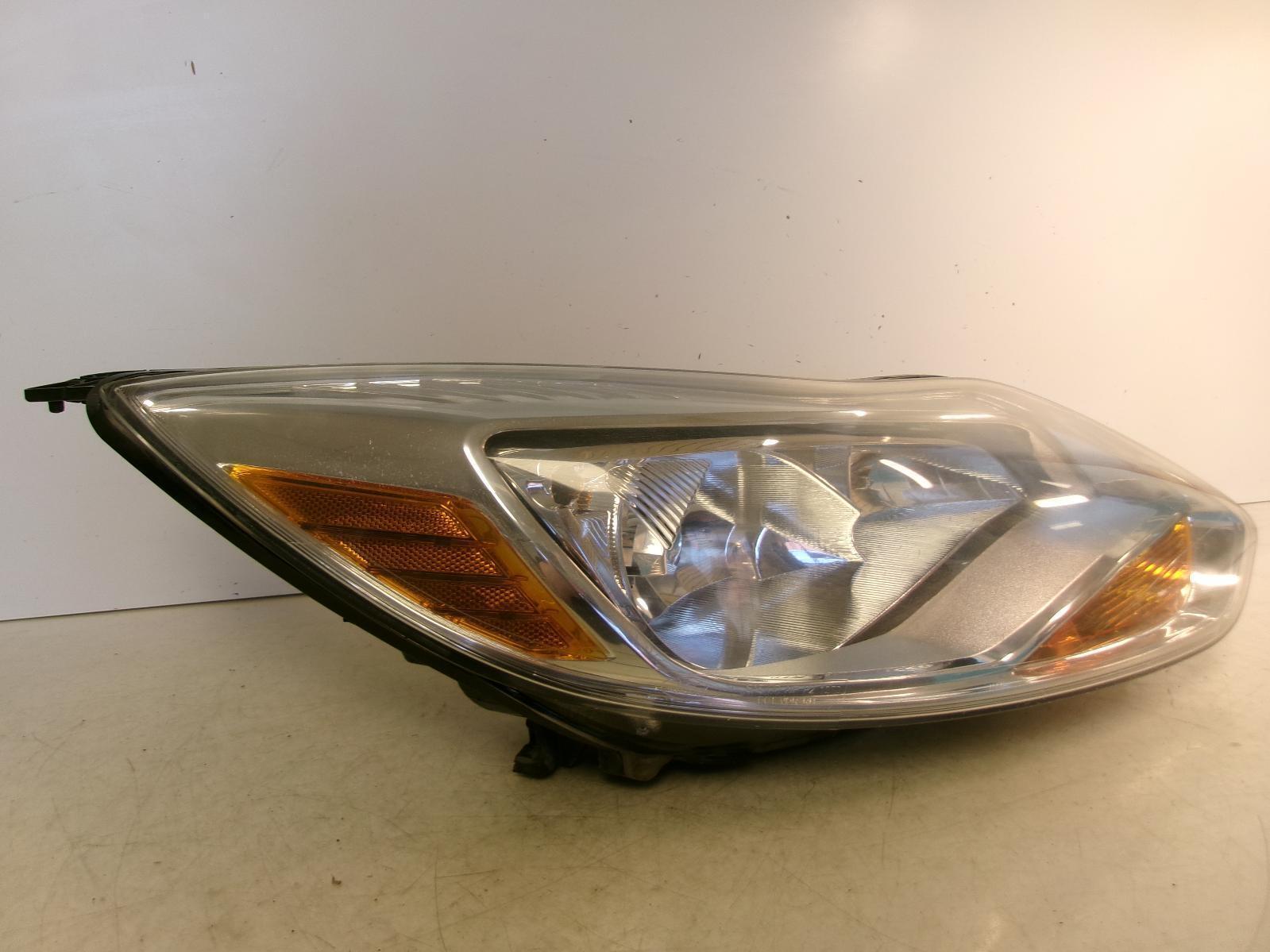 2013 2014 Ford Focus Passenger Rh Chrome Halogen Headlight OEM