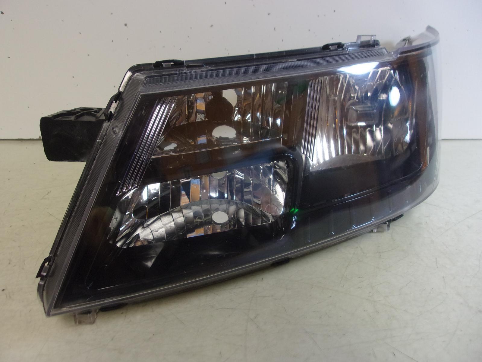 Fits 2014 - 2020 Dodge Journey Driver Lh Halogen Black Trim Headlight by DEPO - 0