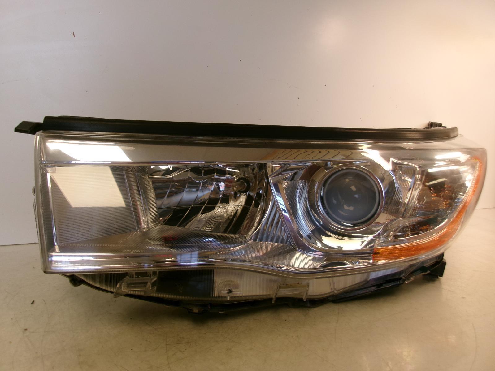 2014 2015 2016 Toyota Highlander Driver Lh Halogen Chrome Headlight OEM