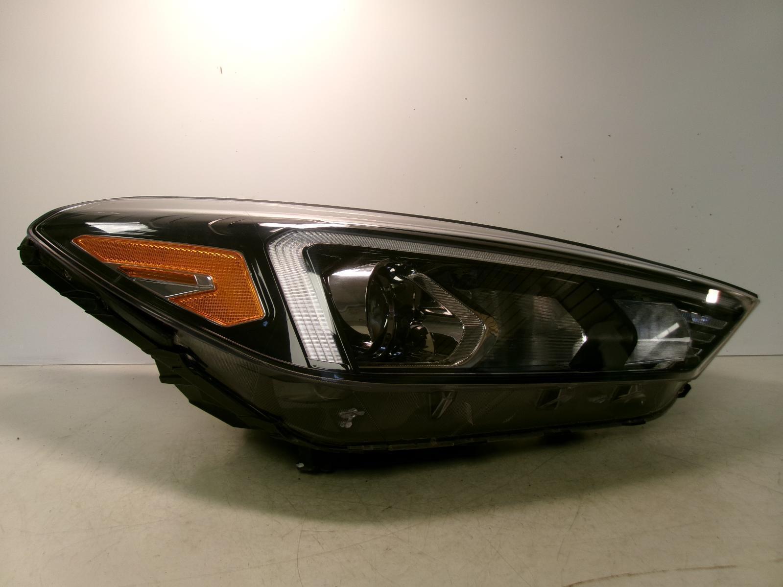 2019 2020 2021 Hyundai Tucson Passenger Rh Halogen Headlight W/ LED Drl OEM