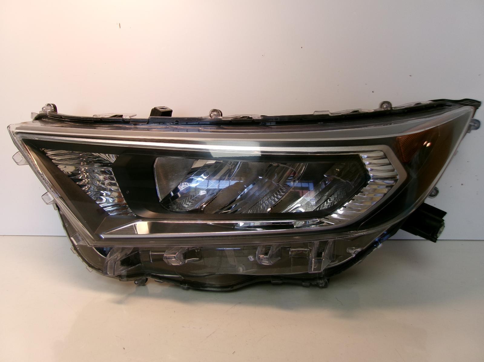 2019 2020 2021 Toyota RAV4 Driver LH LED Reflector Headlight w/ Chrome Trim OEM