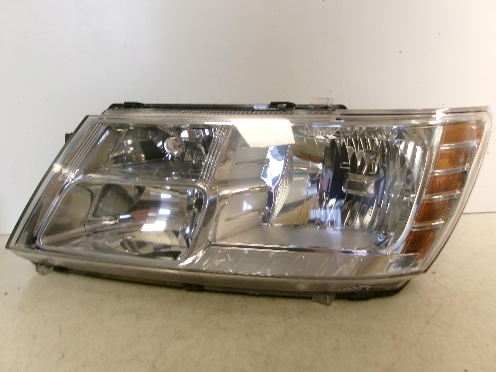 2009 - 2020 Dodge Journey Driver Lh Halogen Chrome Headlight OEM