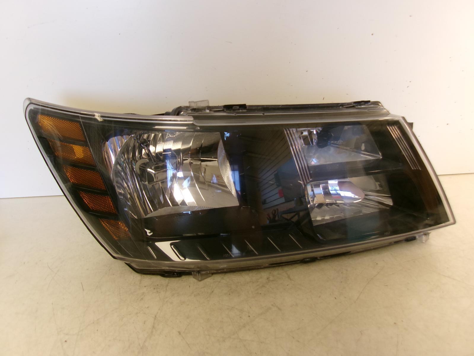 2014 - 2020 Dodge Journey Passenger Rh Halogen Black Trim Headlight OEM - 0