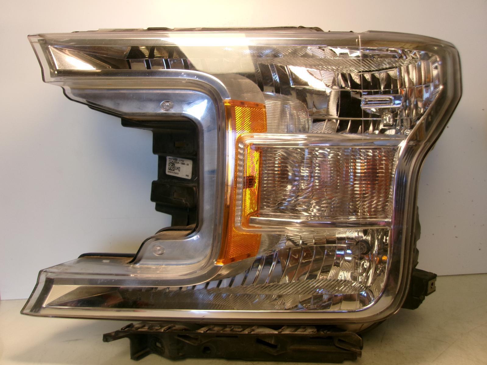 2018 2019 2020 Ford F150 Pickup Driver Lh Halogen Chrome Headlight OEM