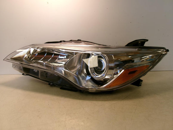 Fits 2015 2016 2017 Toyota Camry Driver Lh Halogen Chrome Headlight