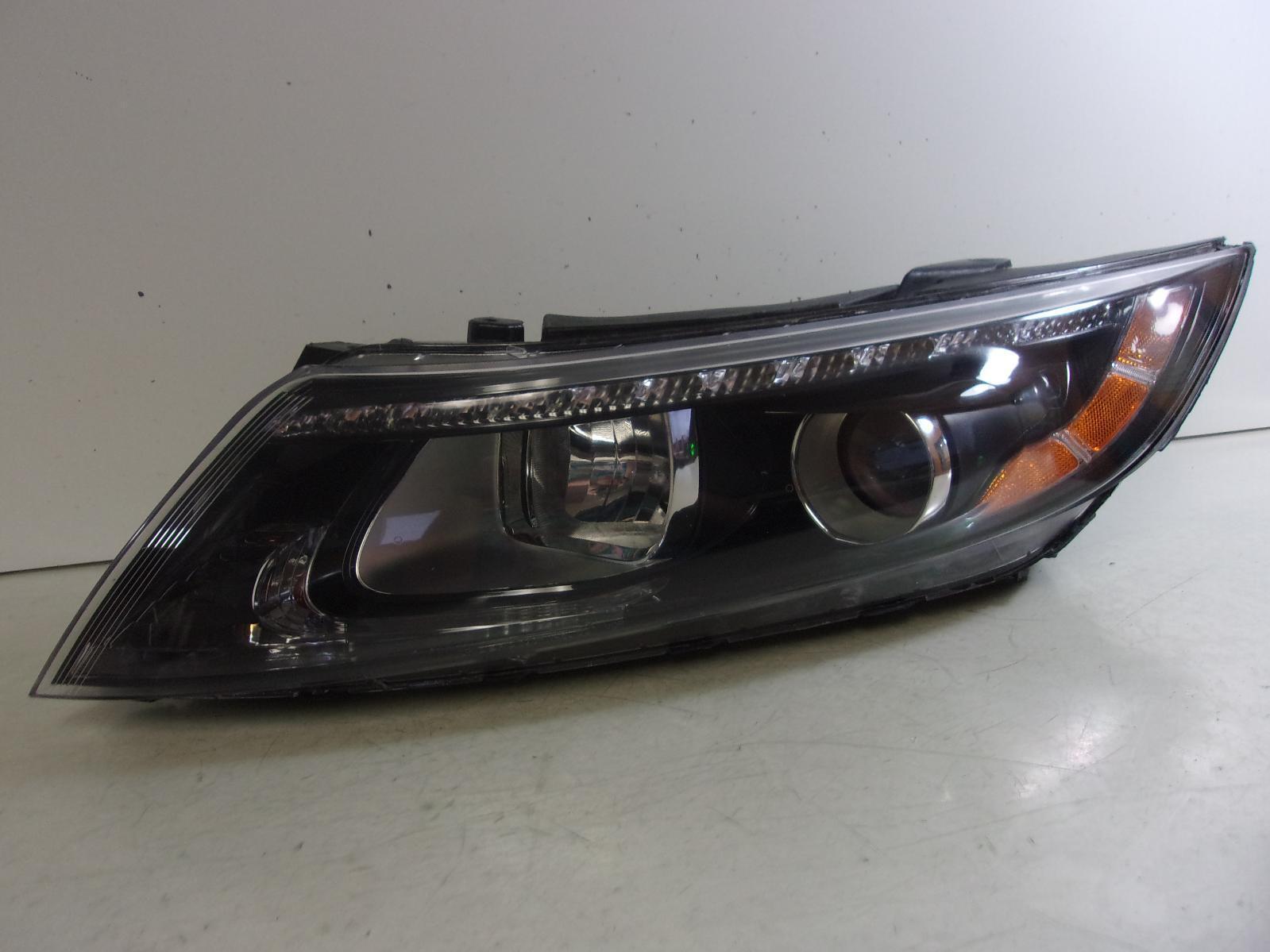 Fits 2014 2015 Kia Optima Driver Lh Halogen Headlight W/ Led Accents By Depo