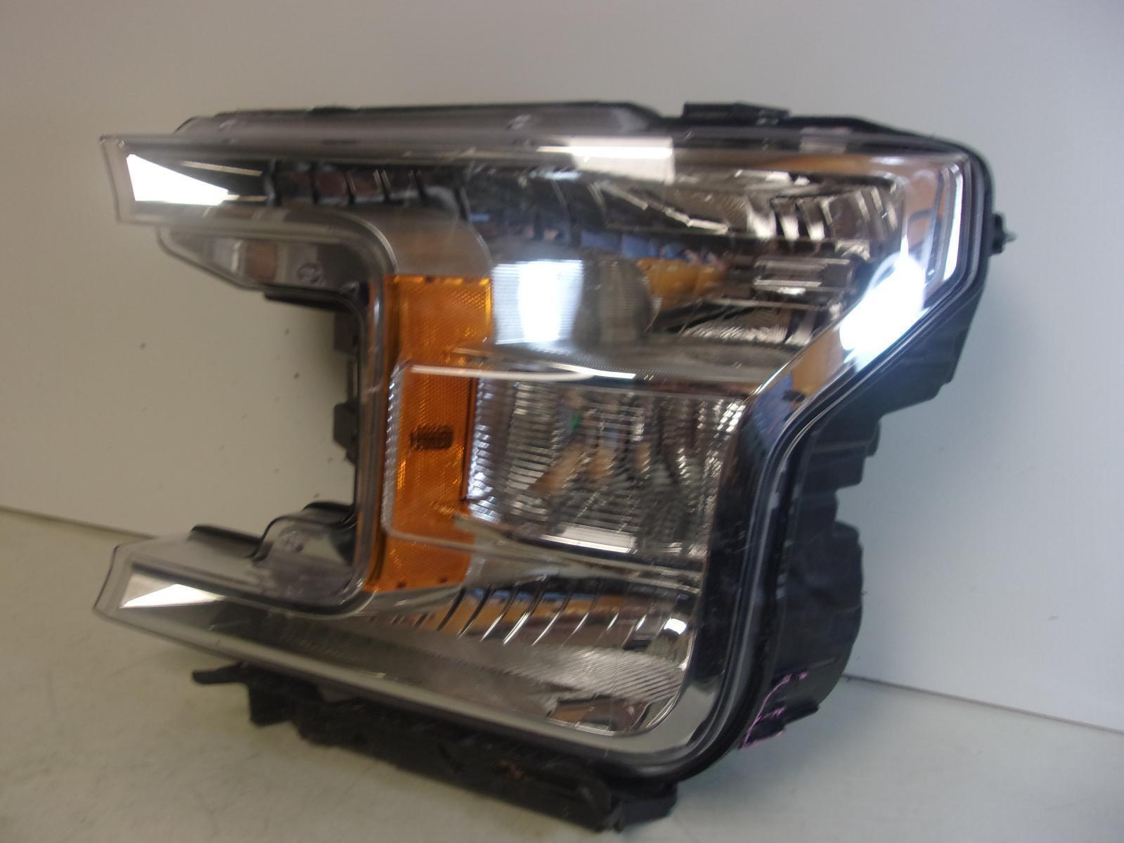 2018 2019 2020 Ford F150 Driver LH Halogen Headlight w/chrome Trim OEM