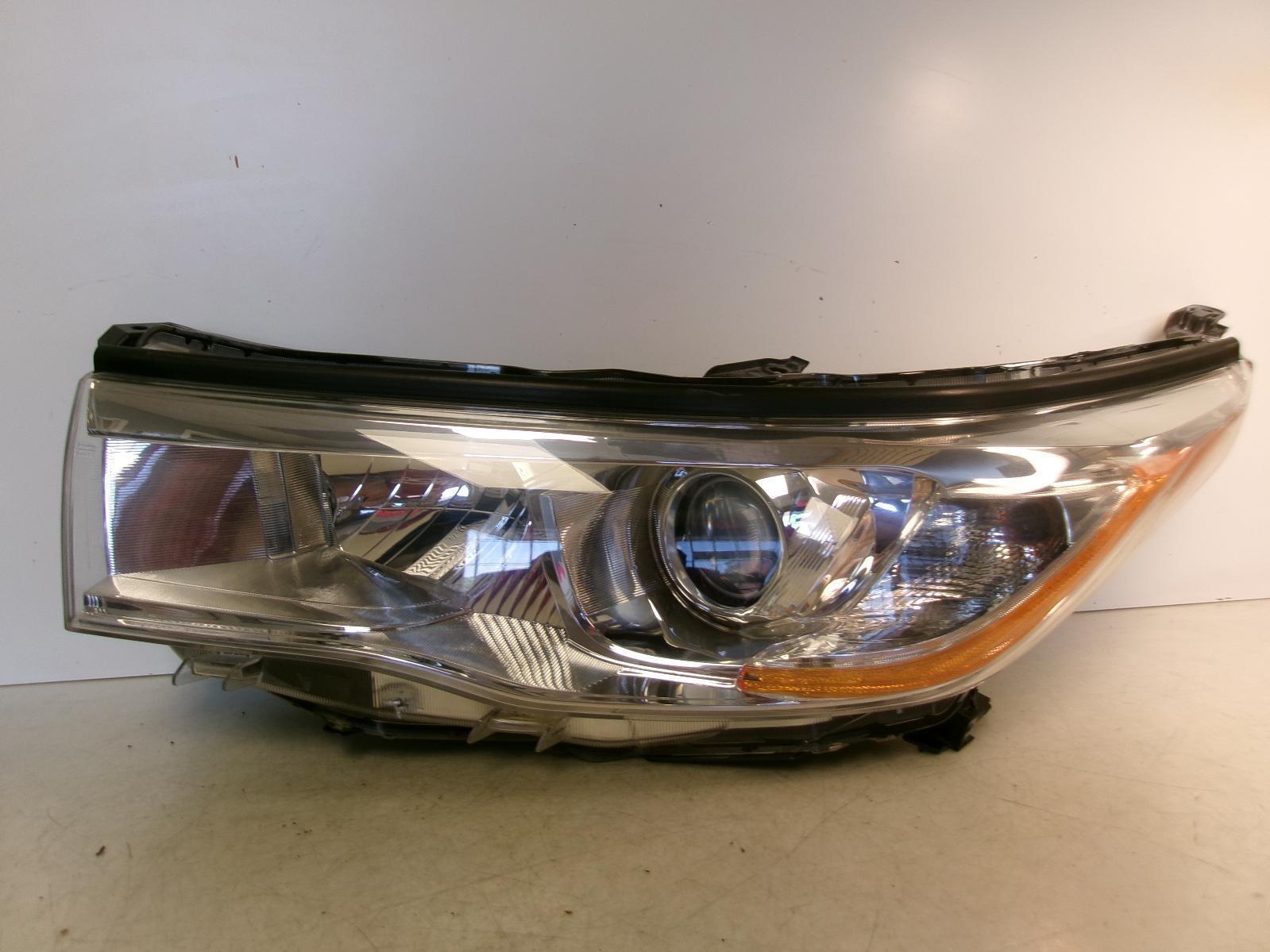 2014 2015 2016 Toyota Highlander Driver Lh Halogen Chrome Headlight OEM