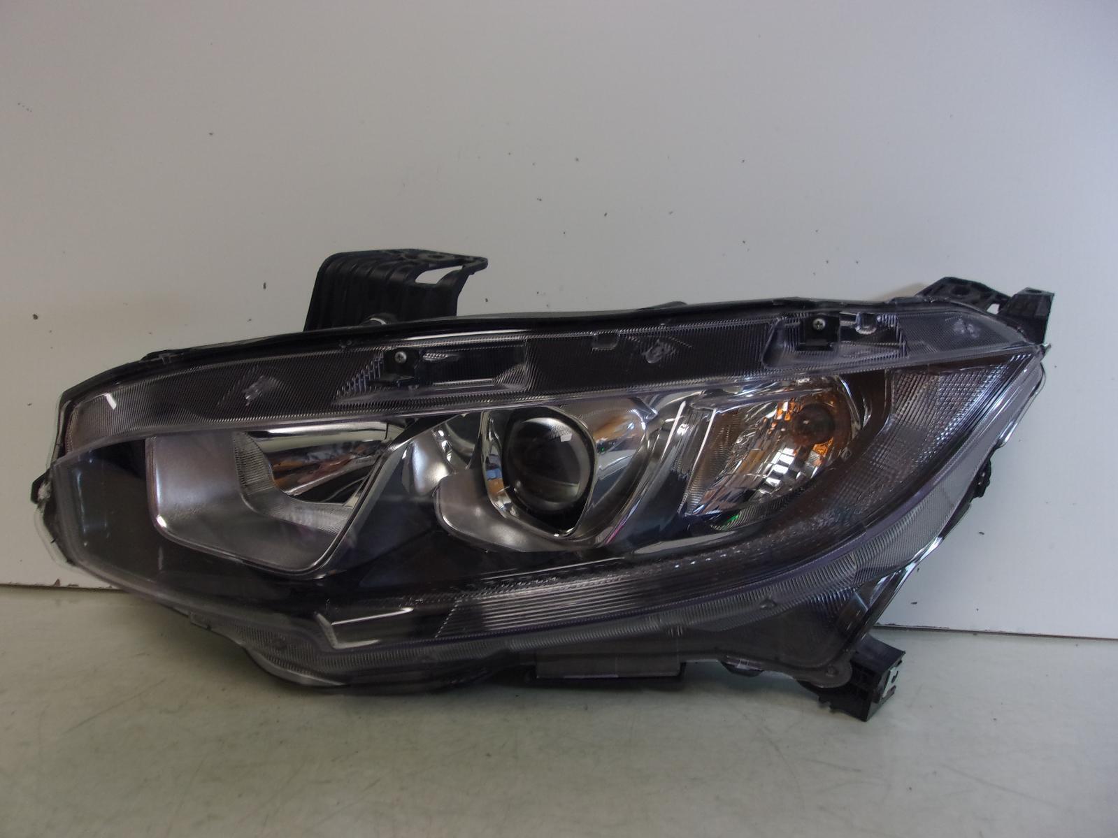 Fits 2016 2017 2018 Honda Civic Driver LH Halogen Headlight by Eagle Eyes