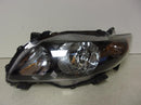 2009 2010 Toyota Corolla Driver Lh Halogen Black Trim Headlight OEM-1