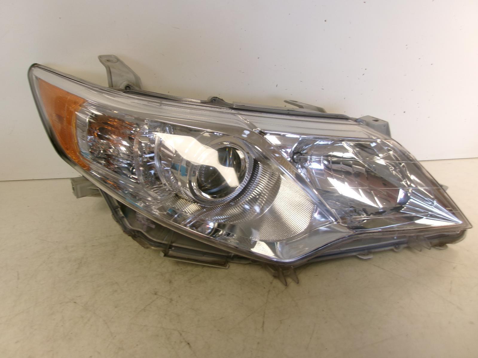 Fits 2012 2013 2014 Toyota Camry Passenger Rh Halogen Chrome Headlight - TYC