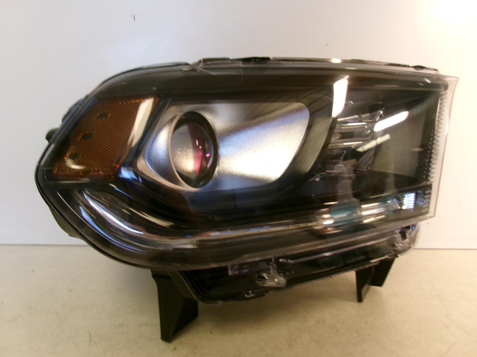 Fits 2014 - 2020 Dodge Durango Passenger Rh Black Halogen Headlight W/o Led DEPO