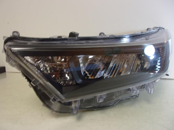 2019 2020 2021 Toyota Rav4 Driver Lh Led Headlight W/ Black Trim OEM