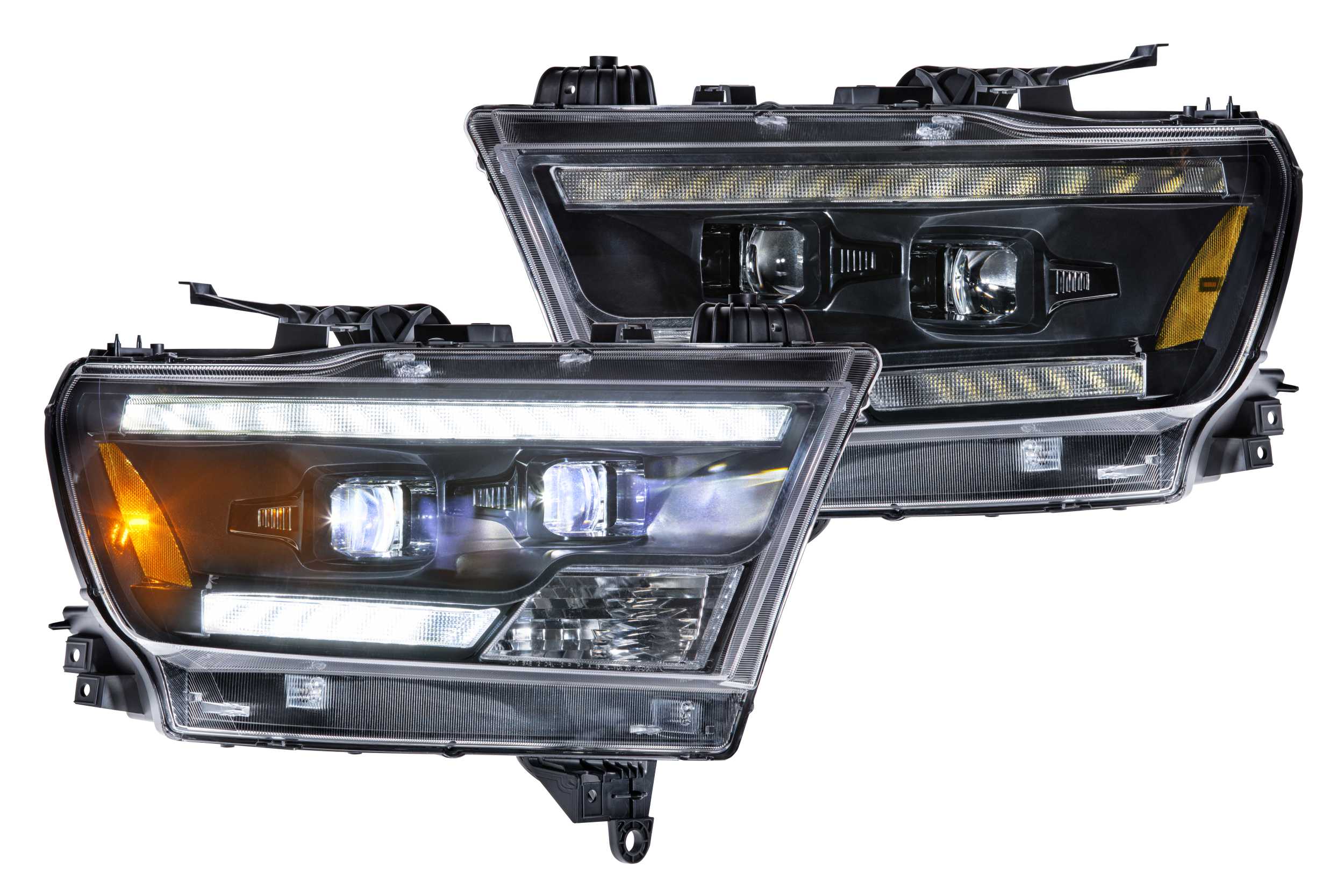 XB Hybrid LED Headlights: Dodge Ram 1500 (19+) (Pair / ASM)