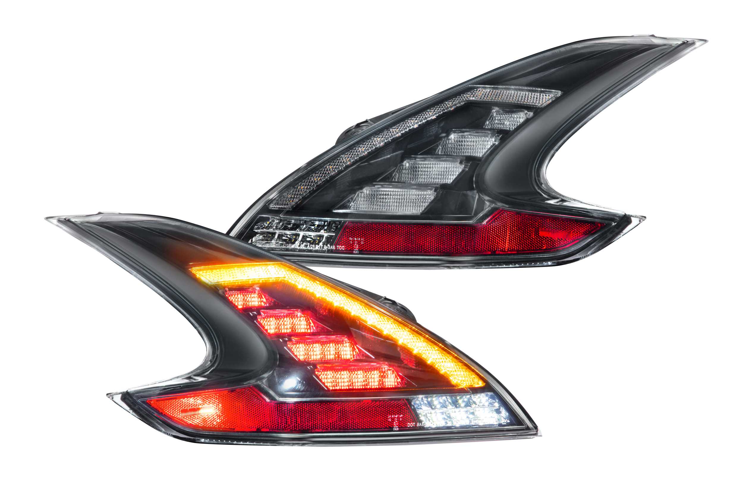 XB LED Tail Lights: Nissan 370Z (09-20) (Pair / Smoked)