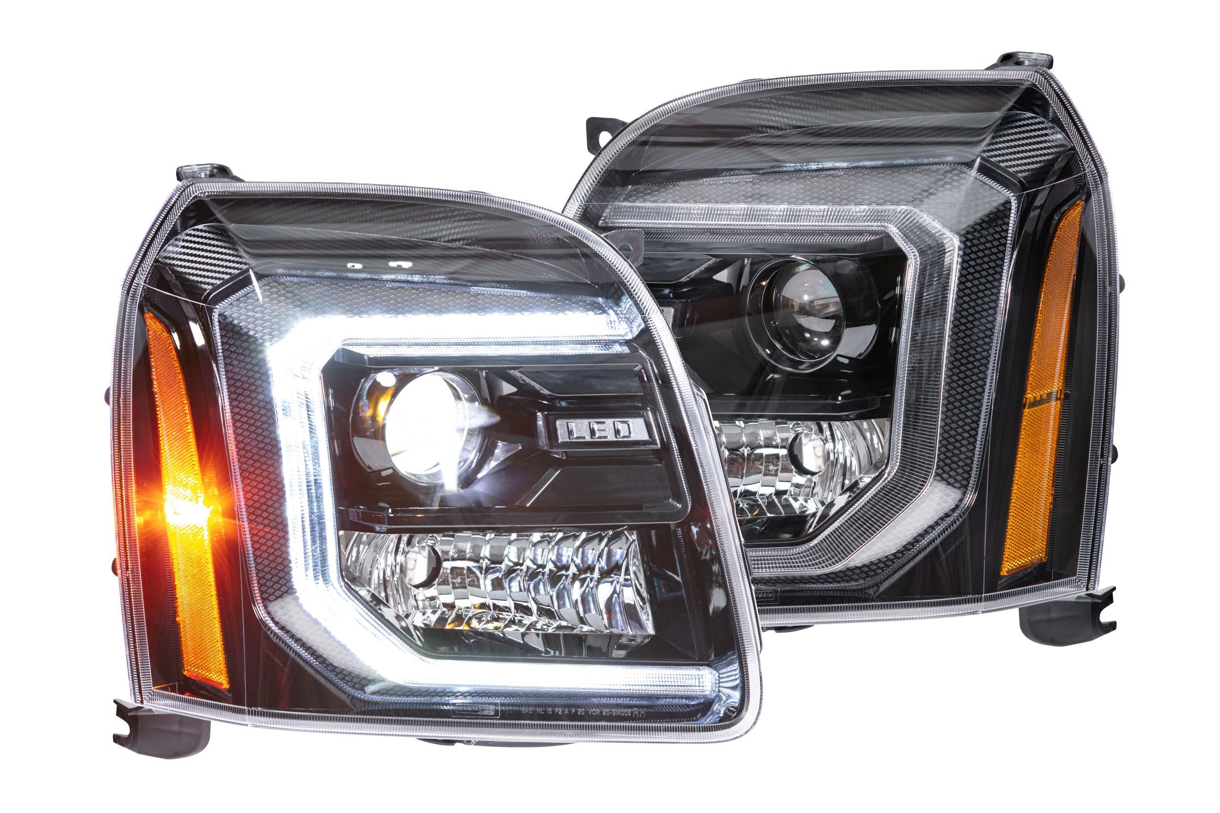 XB Hybrid LED Headlights: GMC Yukon (07-14) (Pair / ASM)