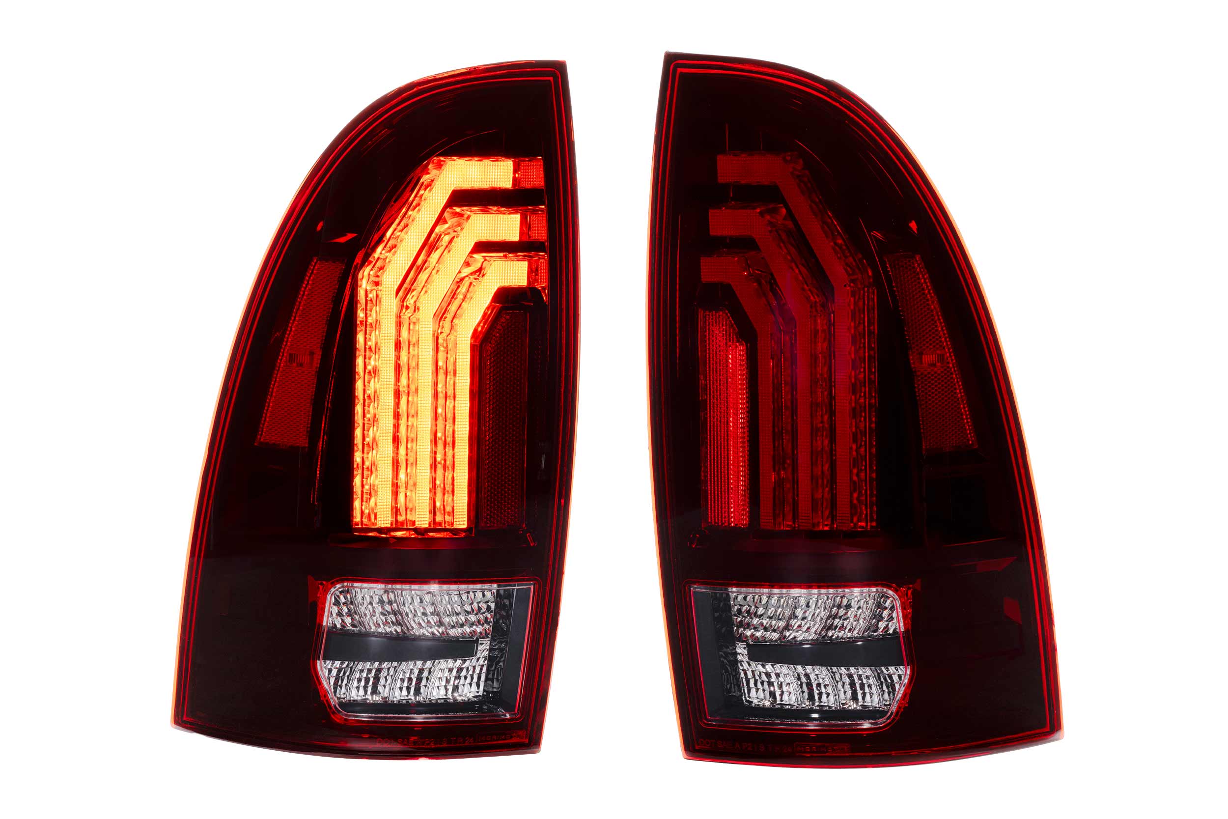 XB LED Tail Lights: Toyota Tacoma (05-15) (Red Lens / Set)