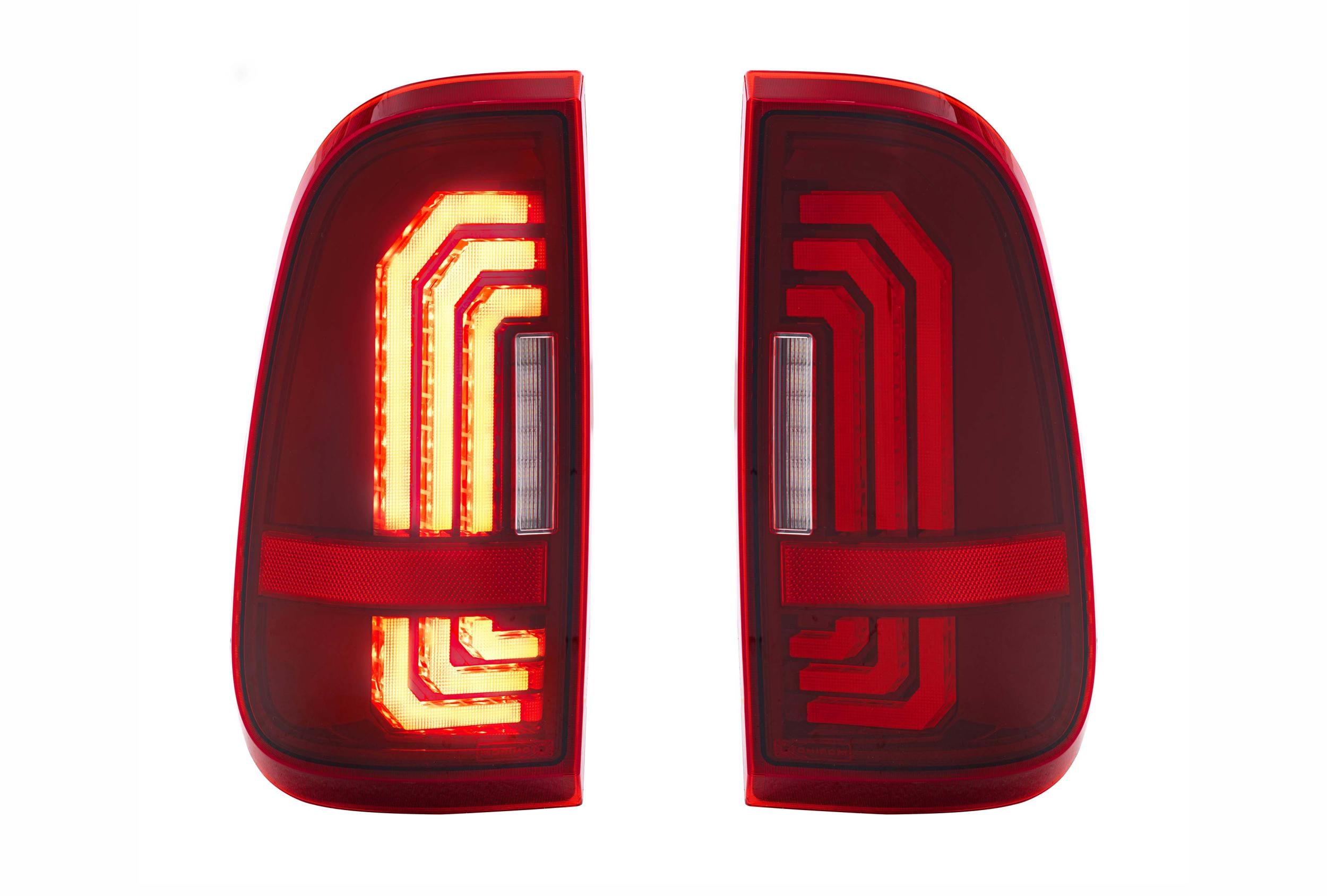 XB LED Tail Lights: Ford Super Duty (99-16) (Pair / Red)