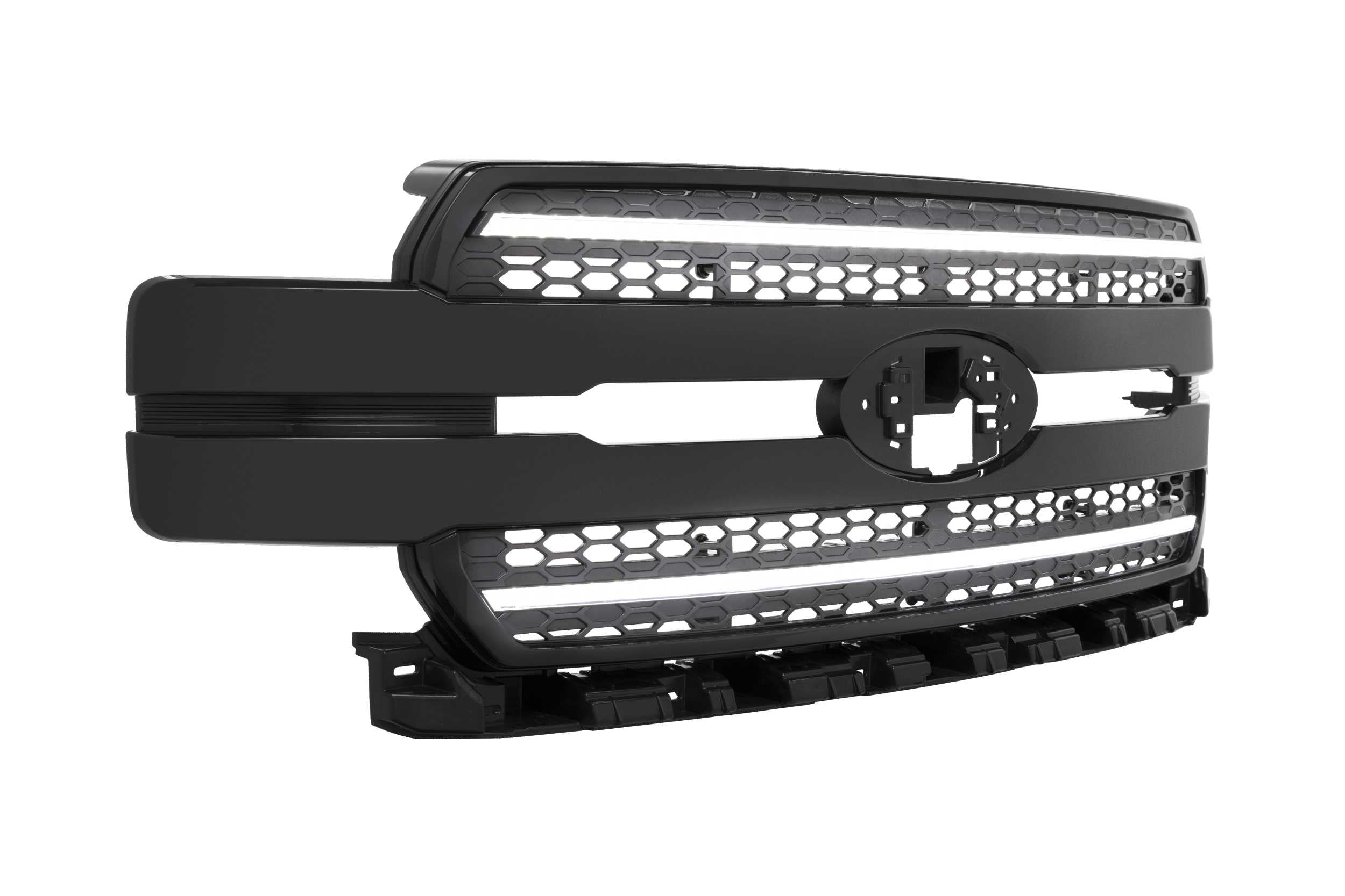 XBG LED Grille: Ford F150 (18-20) (Unfinished / White DRL)