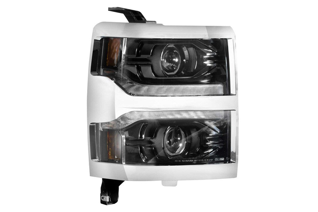 XB LED Headlights: Chevrolet Silverado 1500 (14-15) (Pair / ASM) - 0